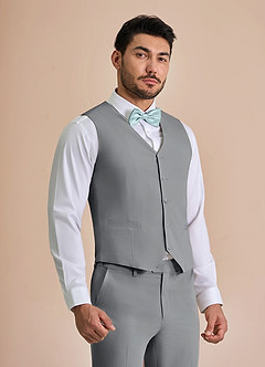 front William Gris Chaleco de traje