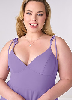 Barbie ♥ Azazie Brudtärnklänningar Klänning av A-Line i Chiffong Rosett Tahiti image9