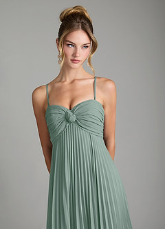 Azazie Tempest At-home Try On Dresses Agave Empire Corset Chiffon Convertible Dress image2