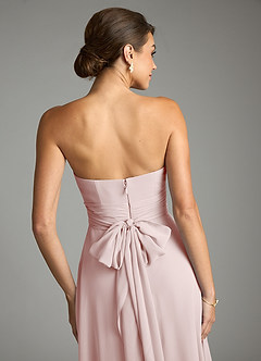 Azazie Tamira Suknie dla druhen Linia A Pofałdowany Szyfon Do ziemi Sukienka image5