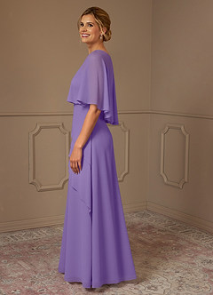 Azazie Bowie Mother of the Bride Dresses Tahiti A-Line Chiffon Dress image4