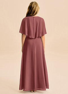 Azazie Maris Junior Amethyst A-Line Chiffon Dress image2