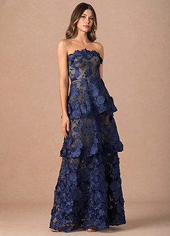 Patricia Navy Maxi Dress image3