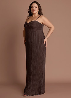 Robe Longue Chocolat Nephele image9