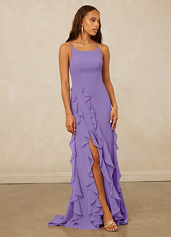 Christian Siriano Bridal for Azazie 1006 Bridesmaid Dresses Tahiti Mermaid Ruched Chiffon Dress image1