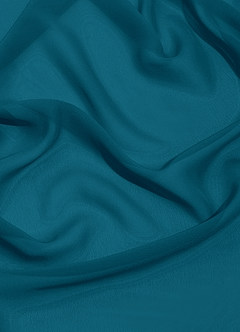Azazie Bonnie Bridesmaid Dresses Ink Blue A-Line Keyhole Ruched Chiffon Dress image9