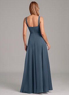 Azazie Shaude Bridesmaid Dresses Neptune A-Line Pleated Chiffon Dress image2