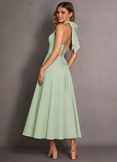 Maxi jurk Isabeau Licht Groen image2