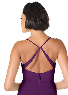 Azazie Ashana Robes de demoiselle d'honneur Robe Fourreau en Maille Dentelle en forme de cœur Grain De Raisin image5