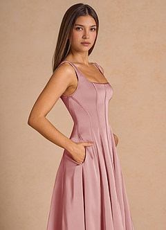 Abito Midi Rosa Chiaro Nolia image3