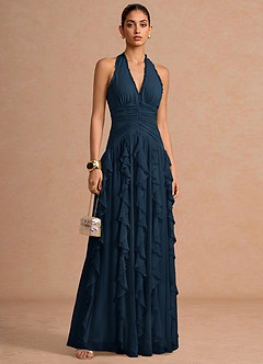 Sylvie Navy Maxi Dress image4