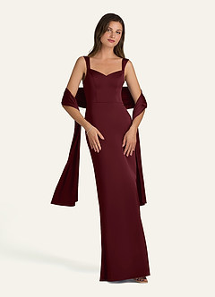 Azazie Matching Color Stretch Satin Shawl