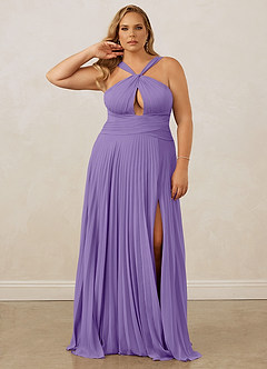 Christian Siriano Bridal for Azazie 1009 Bridesmaid Dresses Tahiti A-Line Pleated Chiffon Dress image11