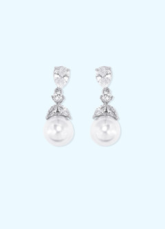 front Ocean Pearl Earrings