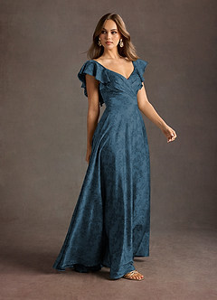 Leilani Navy Black Maxi Dress image4