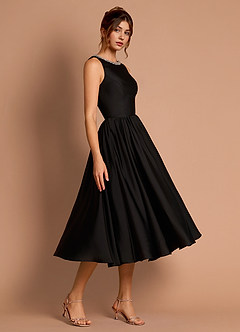 Livia Black Midi Dress image6