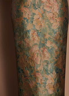 Christy Vintage Teal Maxi Dress image8
