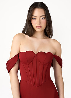 Sabrina Ruby Red Heart Maxi Dress image2