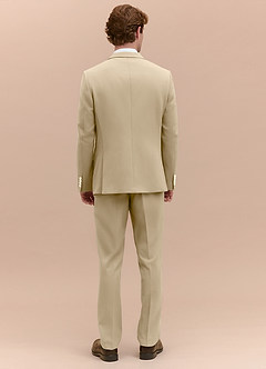 front James Champagne Structured Stretch Suit