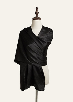 front Błyszczący, teksturowany szal