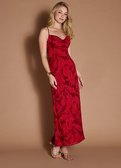 Amanda Ruby Red Maxi Dress image3