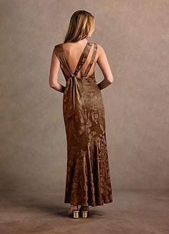Bellini Coco Jacquard Satin Maxi Dress image7