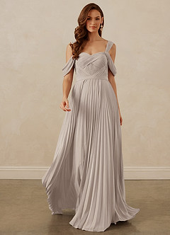 Christian Siriano Bridal for Azazie 1013 Bridesmaid Dresses Frost A-Line Off the Shoulder Chiffon Dress image9