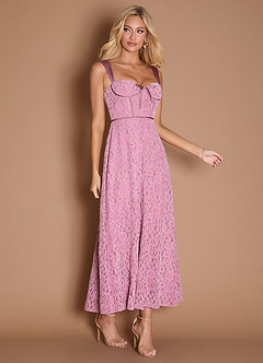 Ambra Mauve Rose Maxi Dress image5
