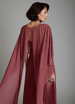 Azazie Micah Bridesmaid Dresses Merlot A-Line Corset Stretch Satin Convertible Dress image8