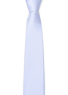 front Matte Satin Skinny Tie