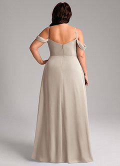 Azazie Marley Bridesmaid Dresses Frost A-Line Off the Shoulder Chiffon Convertible Dress image12