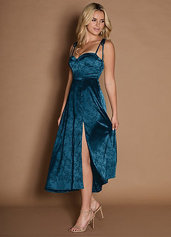 Vestido Marina Negra Midi Cassien image3