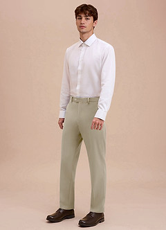 front Ethan Burgundy Refined Weave Performance Dress Pants