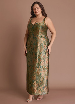Robe Longue Sarcelle Vintage Christy image12