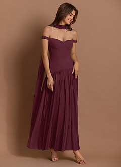 Isolde Wine Maxi Dress image4