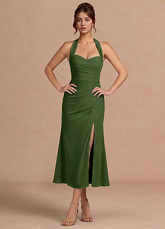 Destiny Olive Midi Dress image3