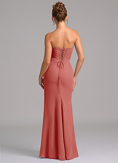 Azazie Sorrel Suknie dla druhen Syrena Gorset Szyfon Do ziemi Sukienka image2