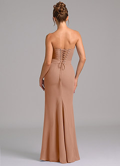 Azazie Sorrel Suknie dla druhen Syrena Gorset Szyfon Do ziemi Sukienka image2