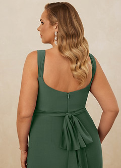Christian Siriano Bridal for Azazie 1010 Bridesmaid Dresses Wrap V-Neck Luxe Knit Mermaid Dress image17