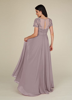 Azazie Annette Mother of the Bride Dresses Dusk A-Line Lace Chiffon Dress image2