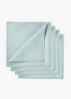 Stretch Satin Matching Groomsmen Pocket Square Set – 4 Pieces