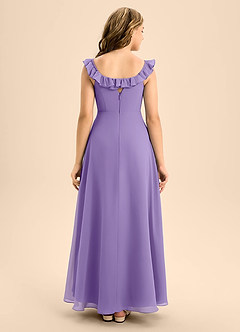 Azazie Callie Junior Tahiti A-Line Ruched Chiffon Dress image2