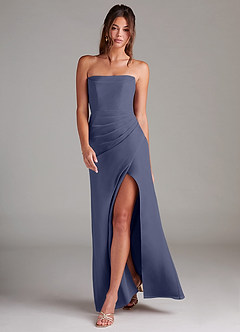 Azazie Leonis Bridesmaid Dresses Stormy Sheath Strapless Chiffon Convertible Dress image7