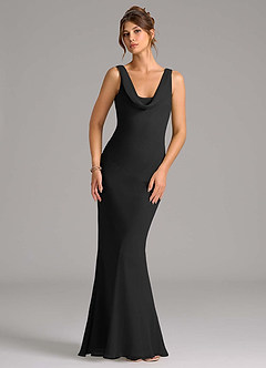 Ceridwen Negro Vestido largo image3