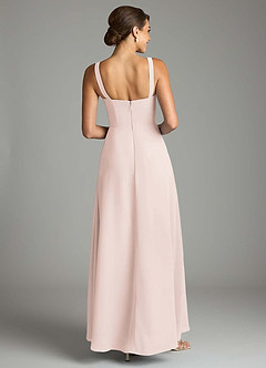 Azazie Debra Bridesmaid Dresses Rose Petal A-Line with Pockets Chiffon Convertible Dress image6