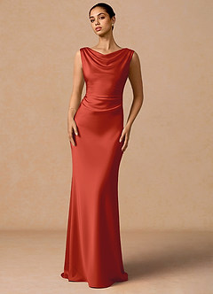 Evarine Rust Maxi Dress image4