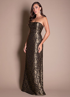 Amali Ebony Gold Gown image6