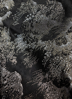 Vestido Negro Dorado Largo Kylie image4