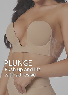 front Strapless Backless Plunge Bra