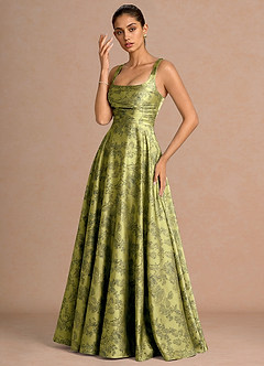 Azaria Moss Navy Maxi Dress image3